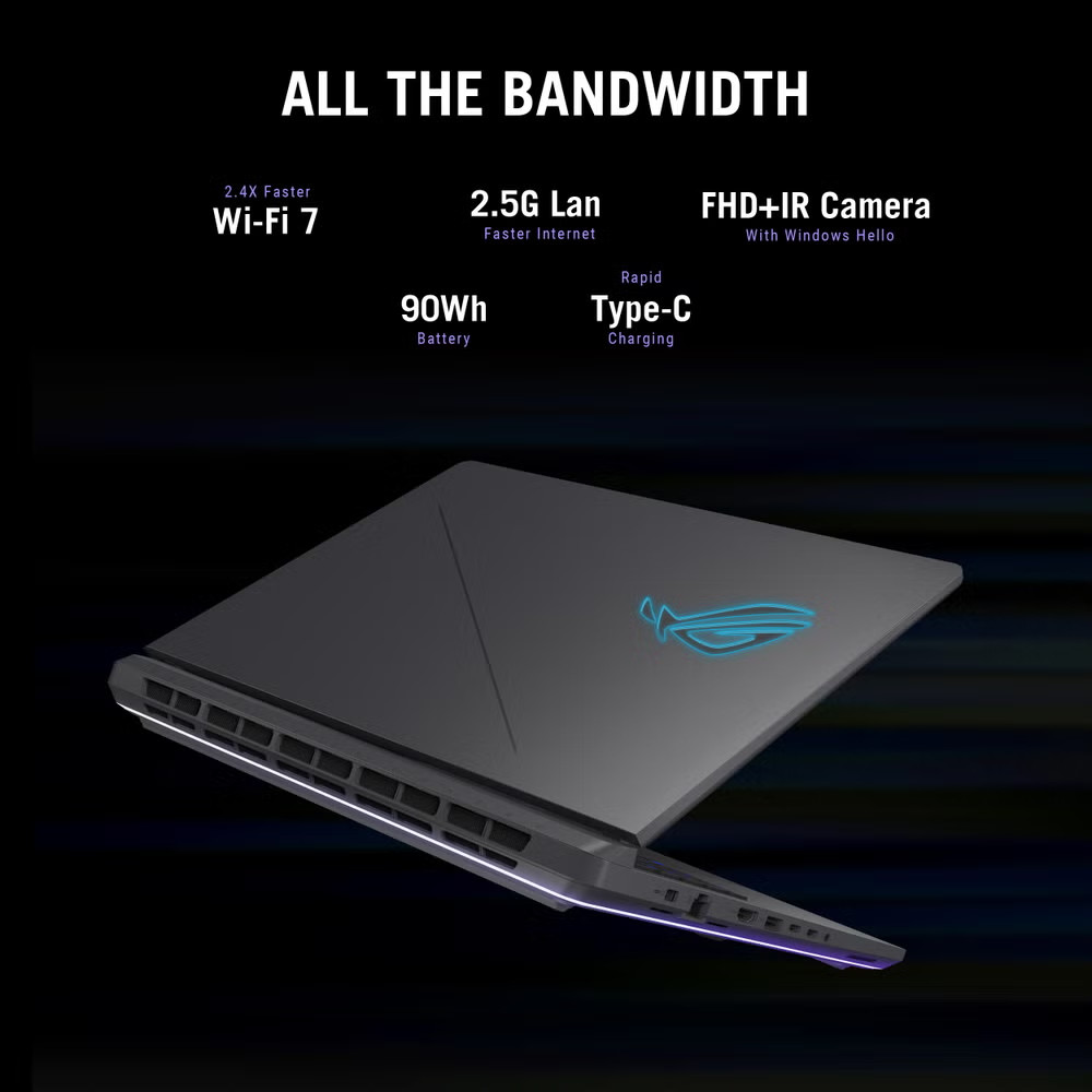 Asus 16″ ROG Strix G16 Gaming Laptop Windows 11 Core i9 RTX 5060 16GB/1TB SSD
