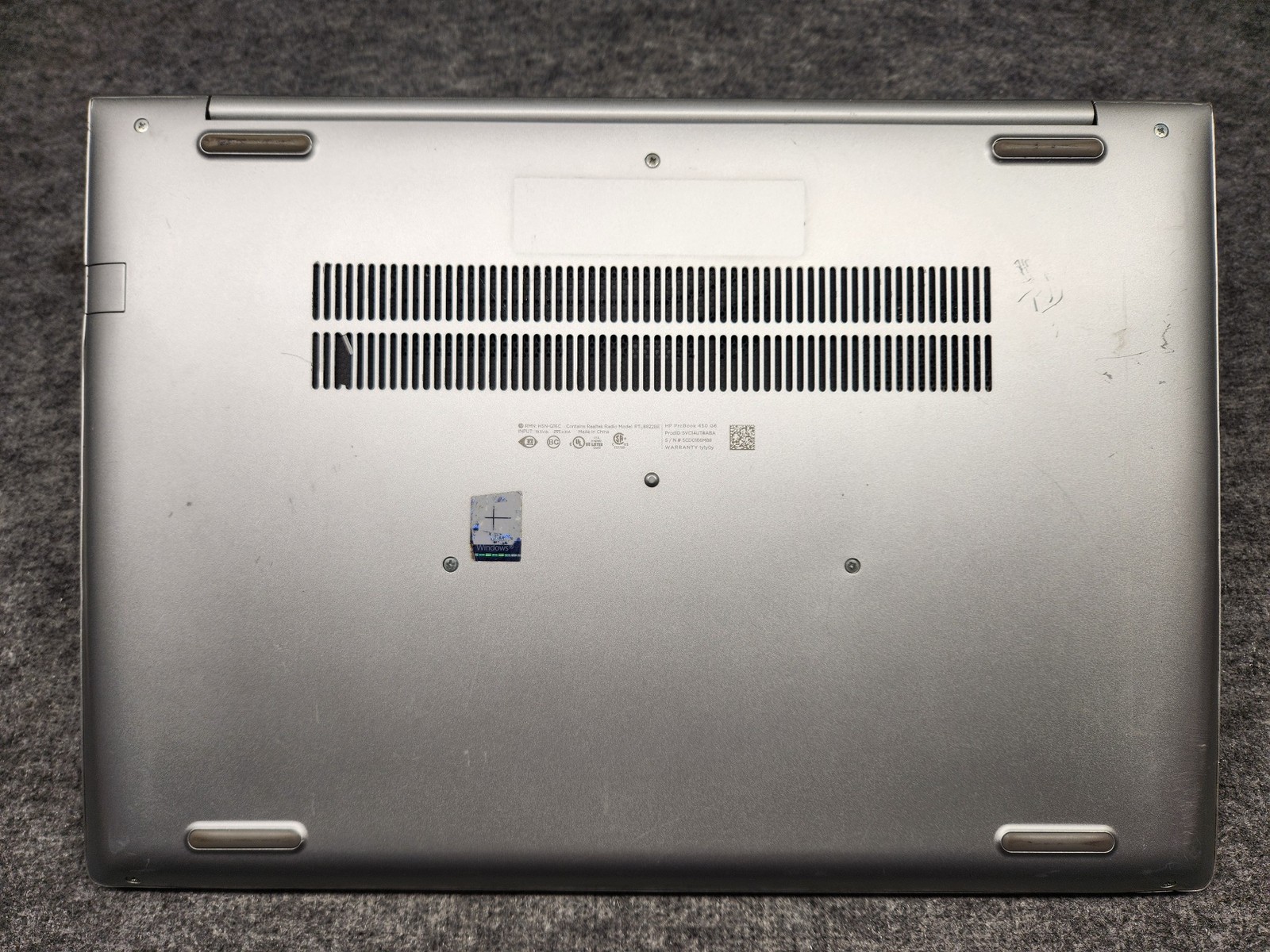 HP ProBook 450 G6 15.6″ Laptop w/ Intel Core i5-8265U 1.6GHz 8GB RAM 128GB SSD