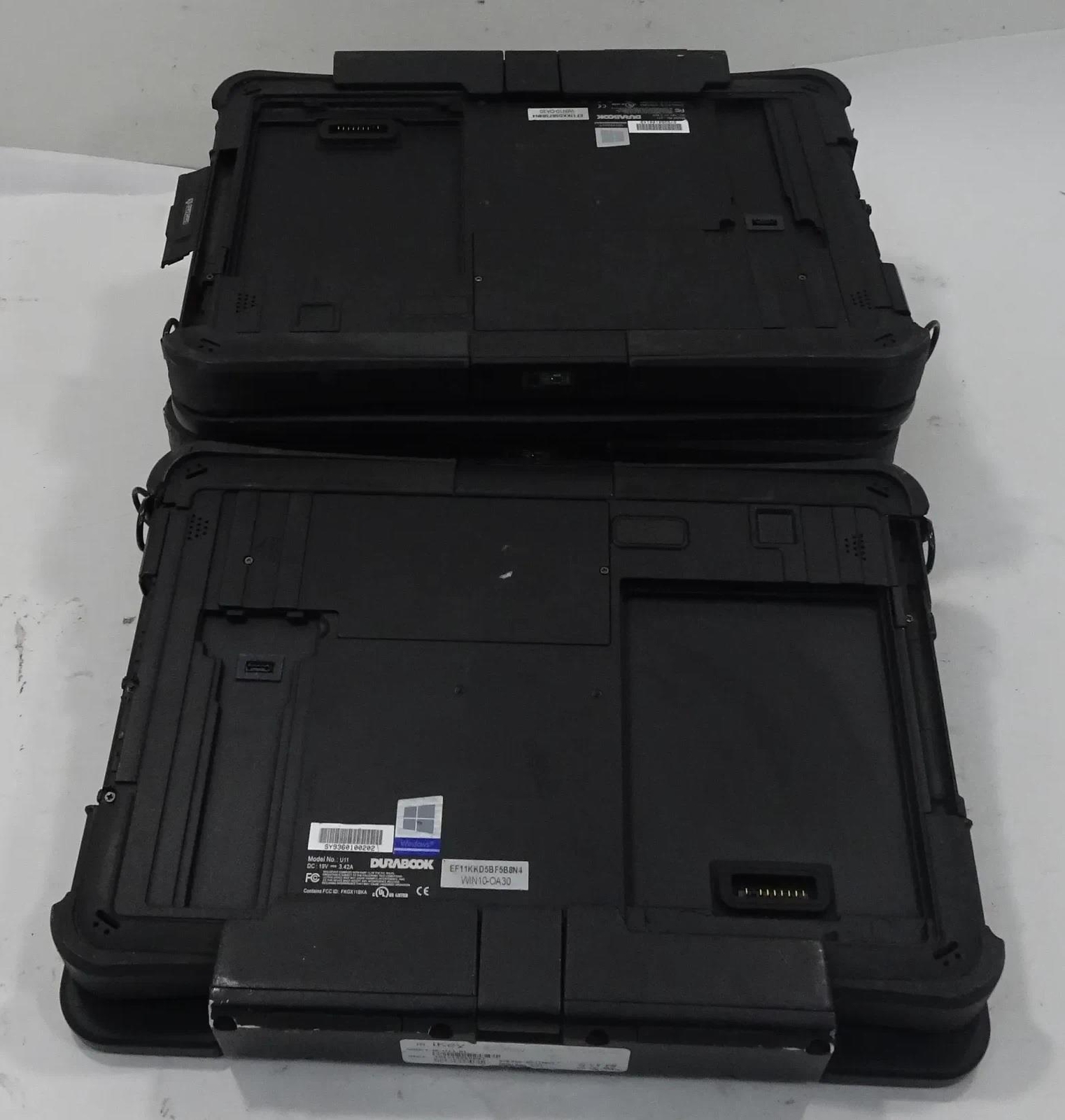 Lot 4 DURABOOK U11 Rugged 11.6″ Core i5-7Y54 1.20GHz No SSD Touch Screen