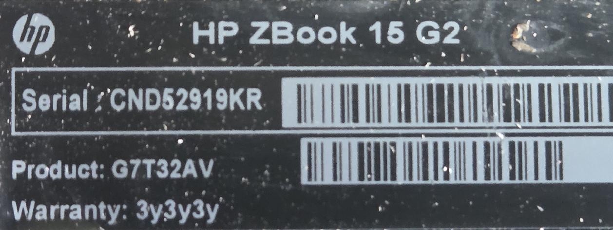 HP Zbook 15 G2 – 16GB – 2TBSSD – DVDRW – Dock – 230W AC – Win10 Pro Lic
