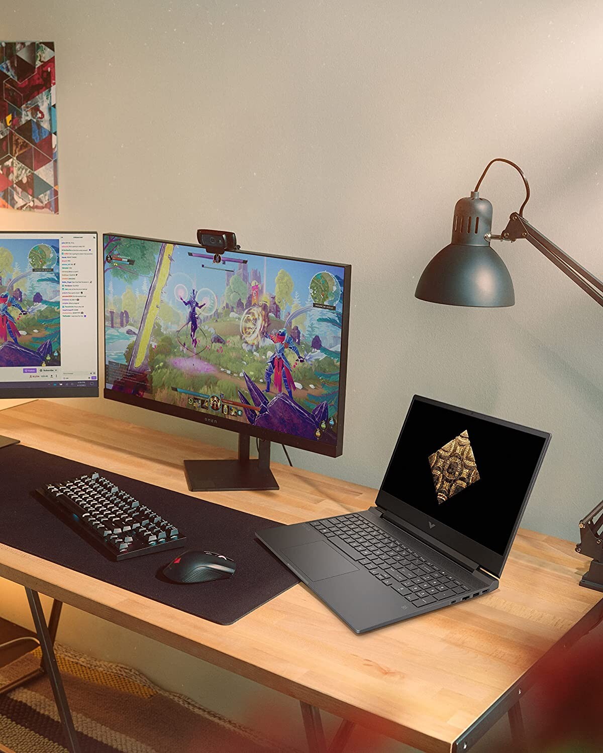 HP Victus 15.6″ Gaming Laptop PC, NVIDIA GeForce RTX 3050 Ti, AMD Ryzen 7 5800H,