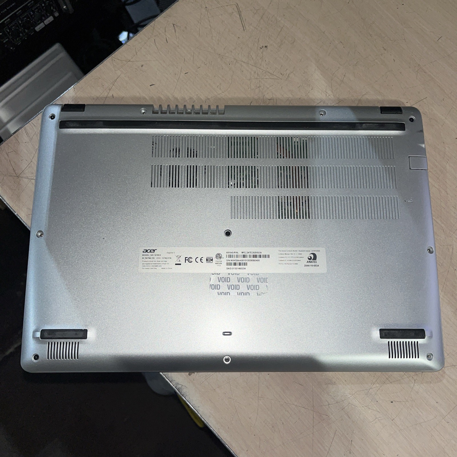 ACER N19C3 A515-43-R19L AMD RYZEN 3 8GB RAM NO HD