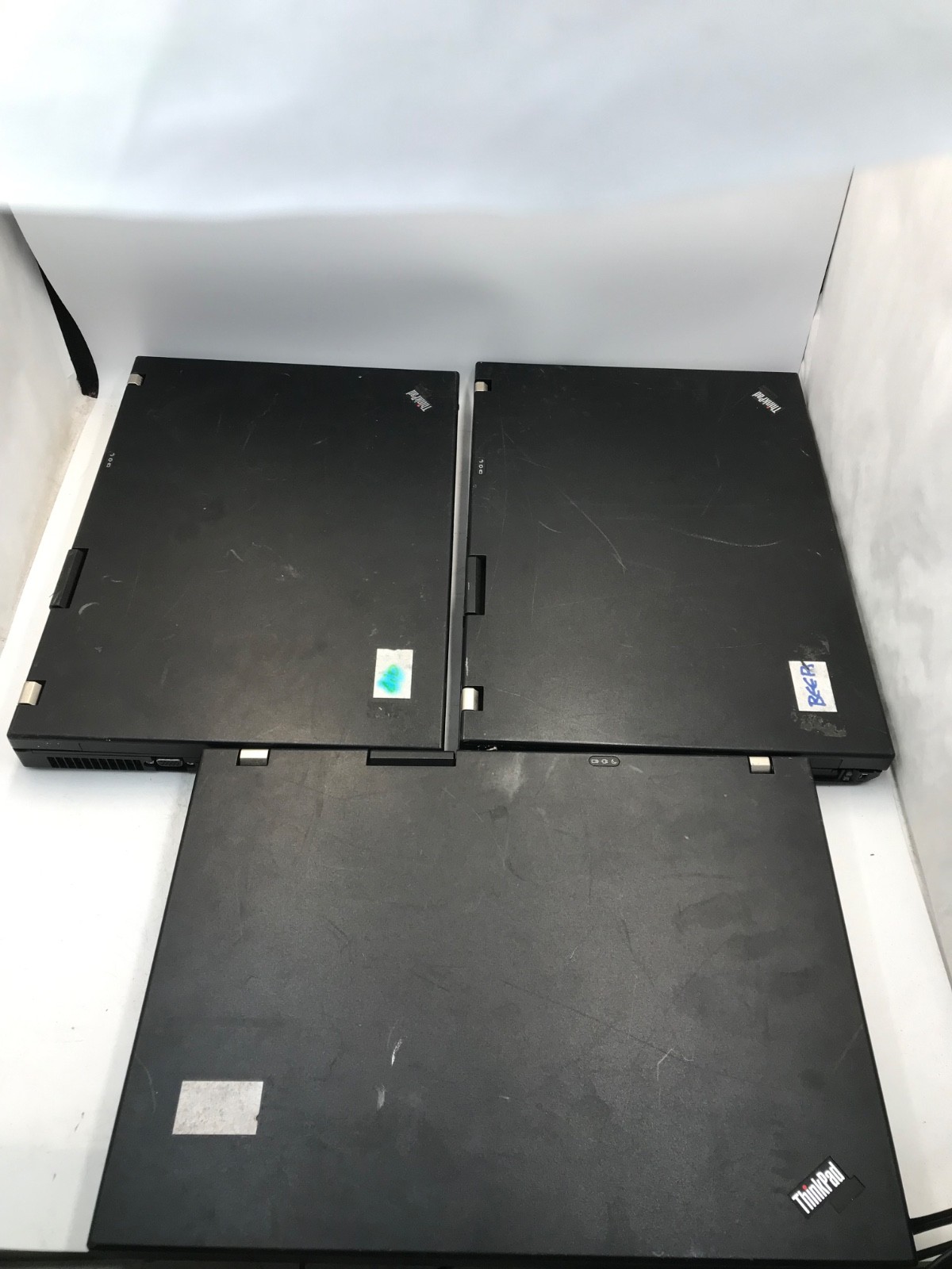 Lot of 3 Lenovo ThinkPad R61 Intel Celeron 15″ Laptop -POWER ON/Various Parts-MZ