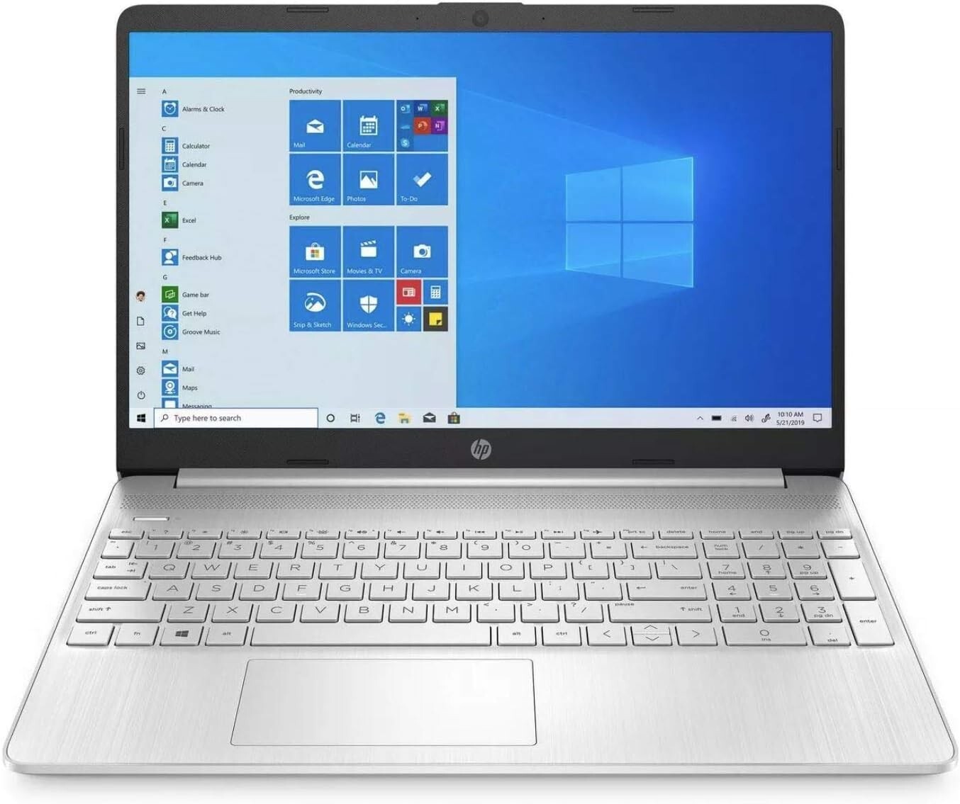 HP 15-ef1040nr 15.6-inch HD Laptop AMD Athlon Gold 3150U 4GB DDR4 RAM 256GB SSD