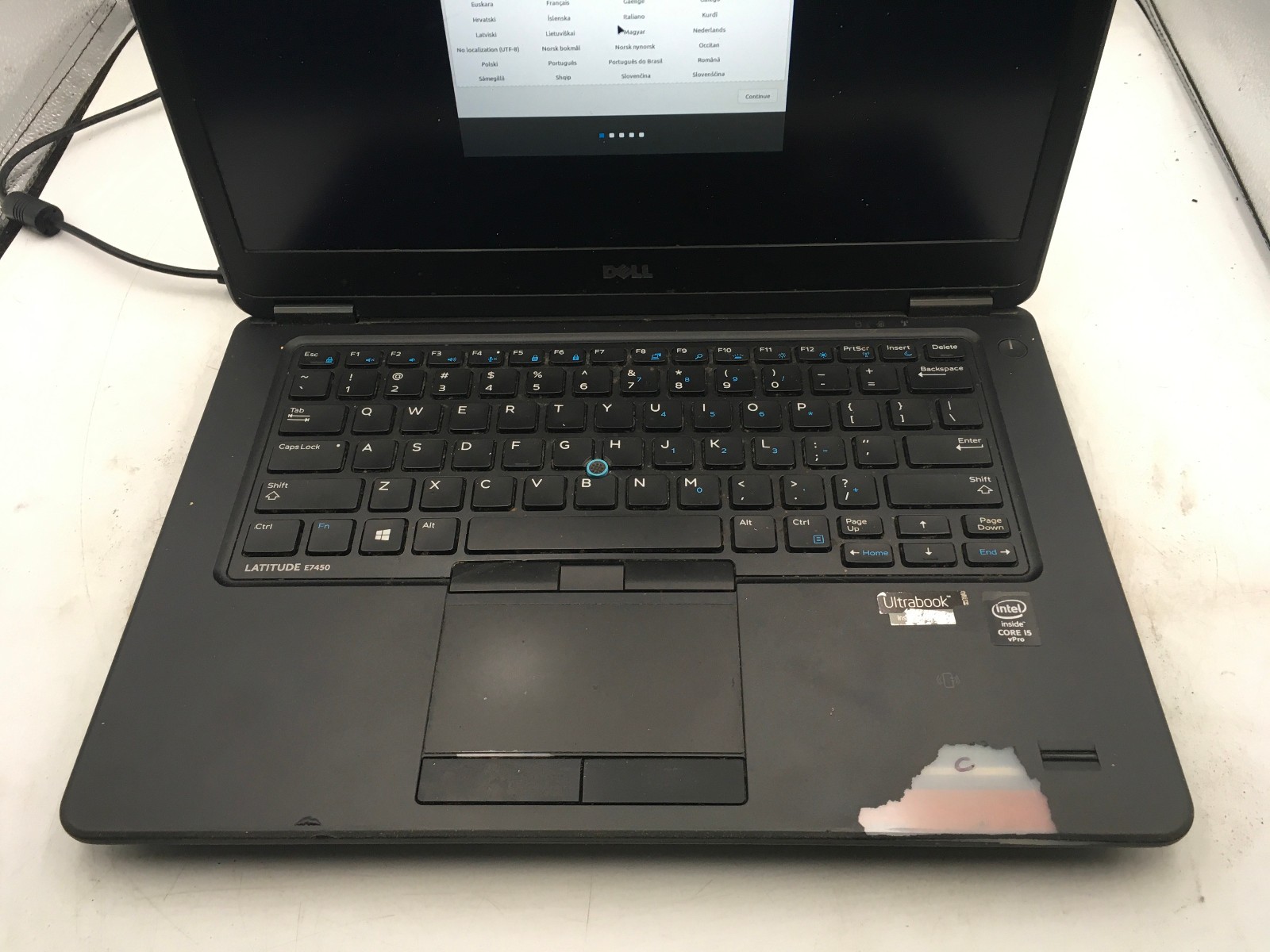 DELL LATITUDE 7450 -FRESH LINUX INSTALL- INTEL I5-5300U – 8GB RAM -128GB HDD- BB