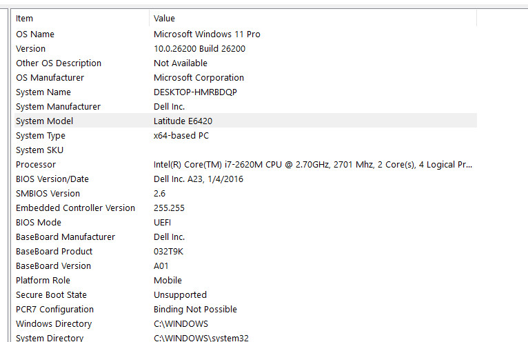 Dell Latitude E6420 i7 16GB 480GB SSD NVIDIA NVS 4200M Win 11