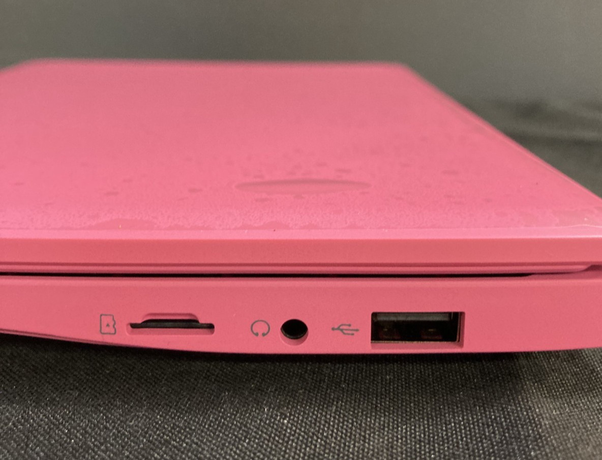 Netbook 10.1″ Android OS Portable Laptop, Pink with A133P CPU, 2GB RAM 64GB ROM