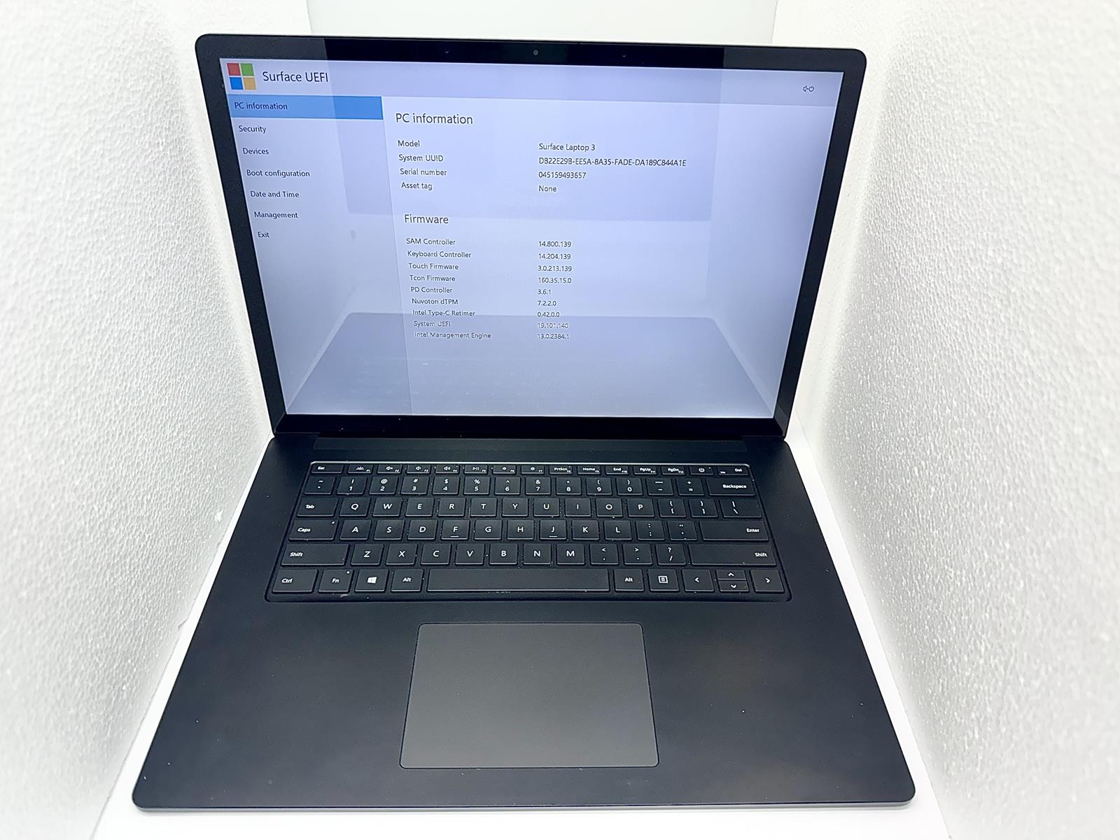 Microsoft Surface Laptop 3, Intel Core i5-1035G7 CPU @ 1.20GHz, 8GB, 256GB