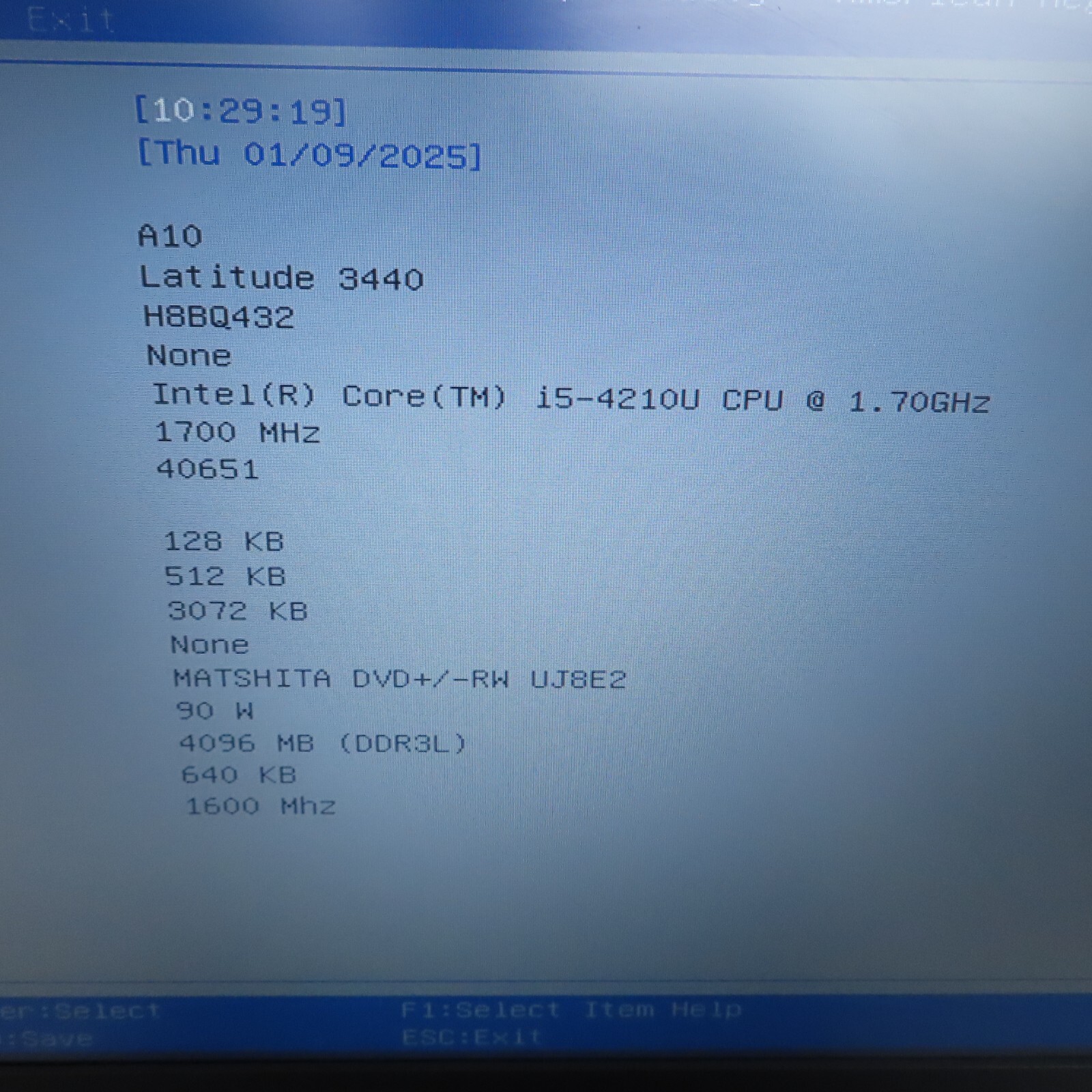 Dell Latitude 3440 14in. Laptop Intel Core i5 1.70GHz 4GB DDR3L RAM