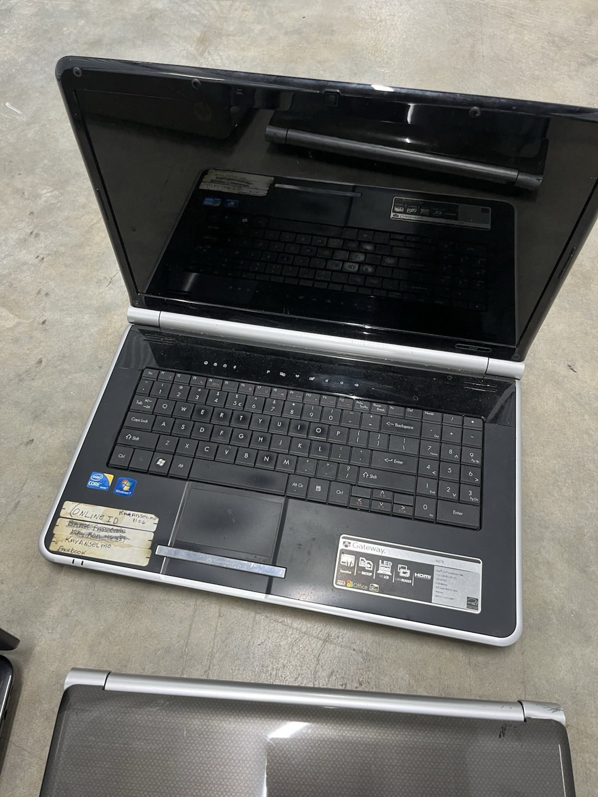 Lot of 5 Mixed Brand Laptops | HP, GateWay, Toshiba, Lenovo | Read Description