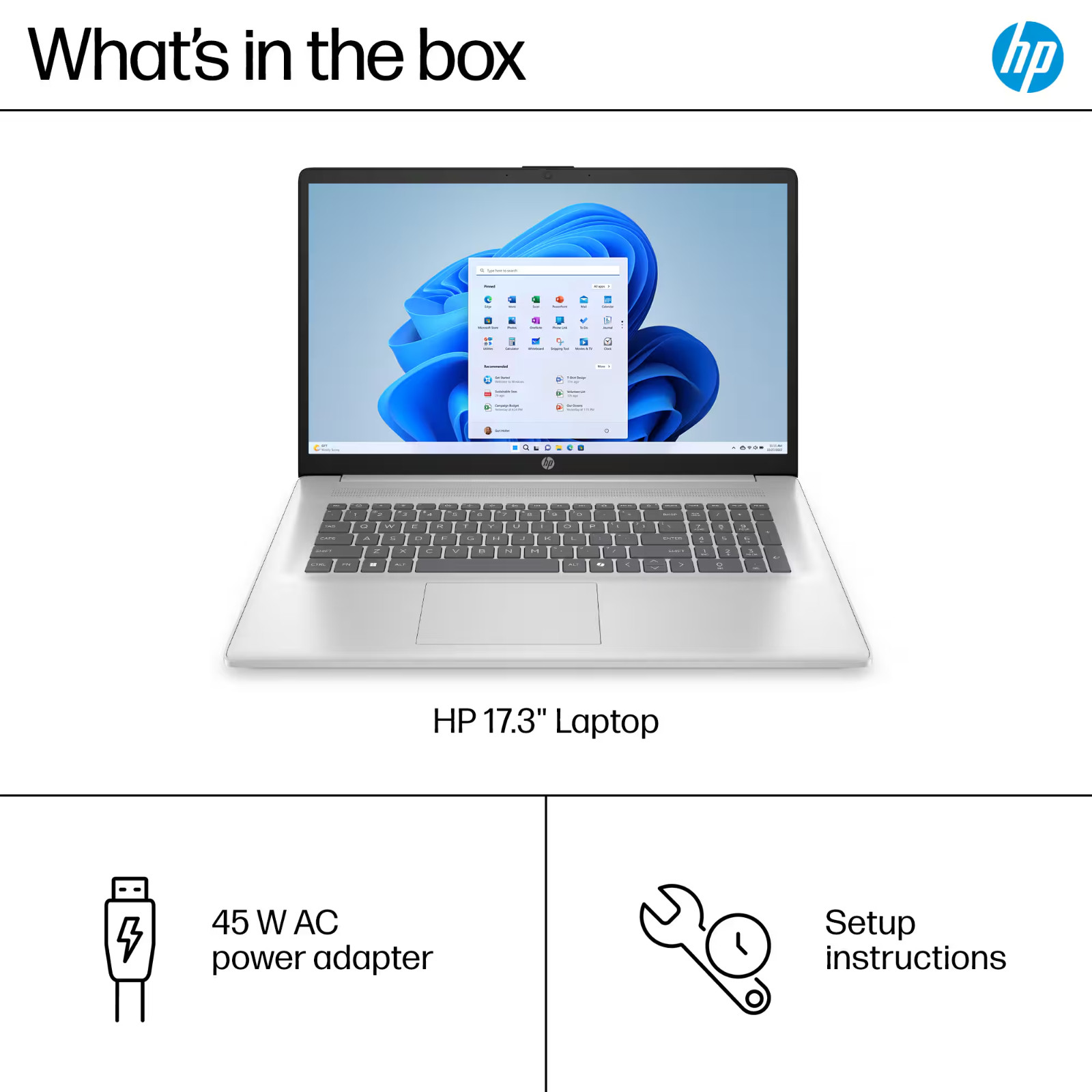 HP 17.3″ FHD Laptop Computer Ryzen 5 Upto 4.3GHz, 12GB RAM 256GB SSD, Win 1 1Pro