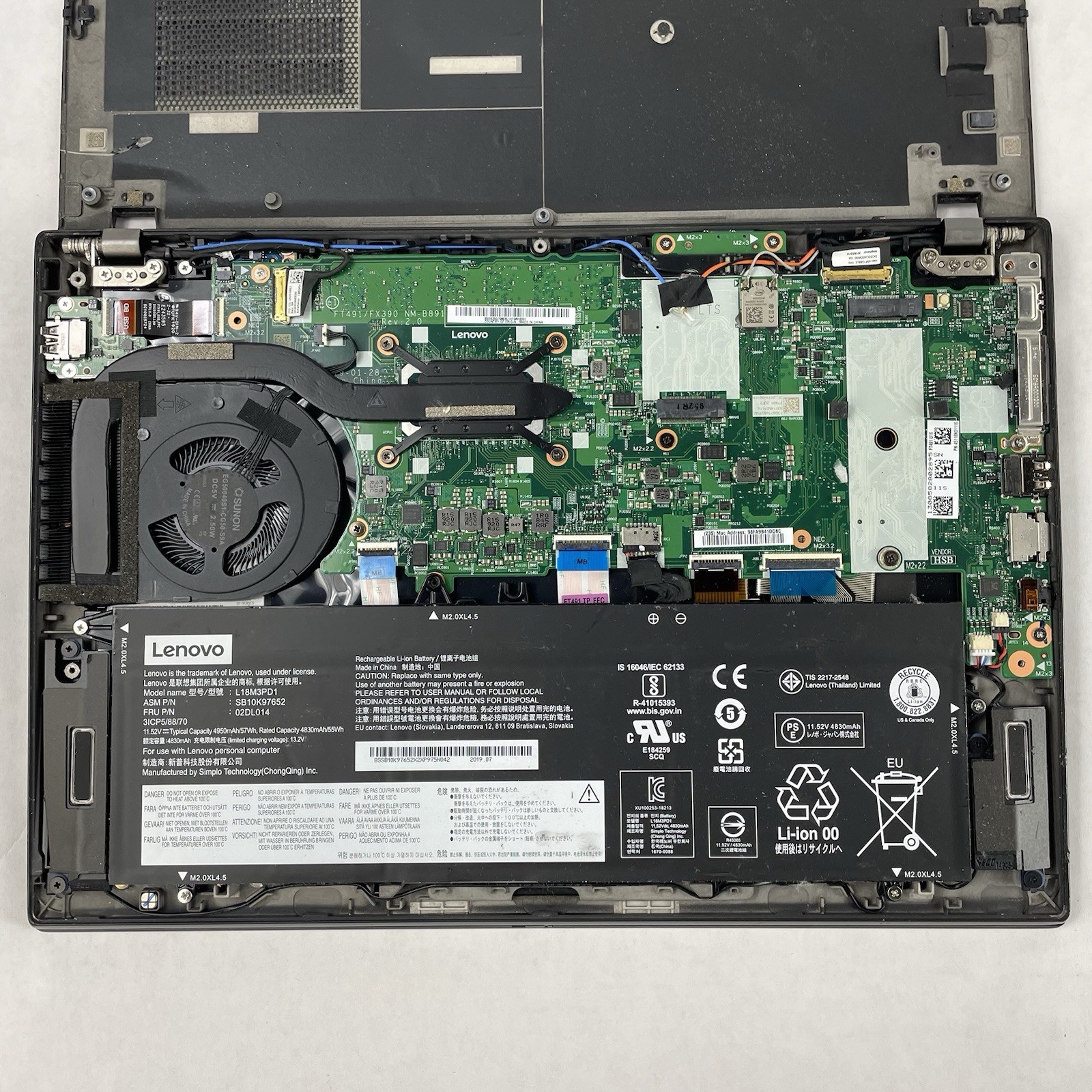 Lenovo ThinkPad T490s 14″ i5-8365U 1.60 GHz 8 GB RAM No SSD/OS/AC – Logo