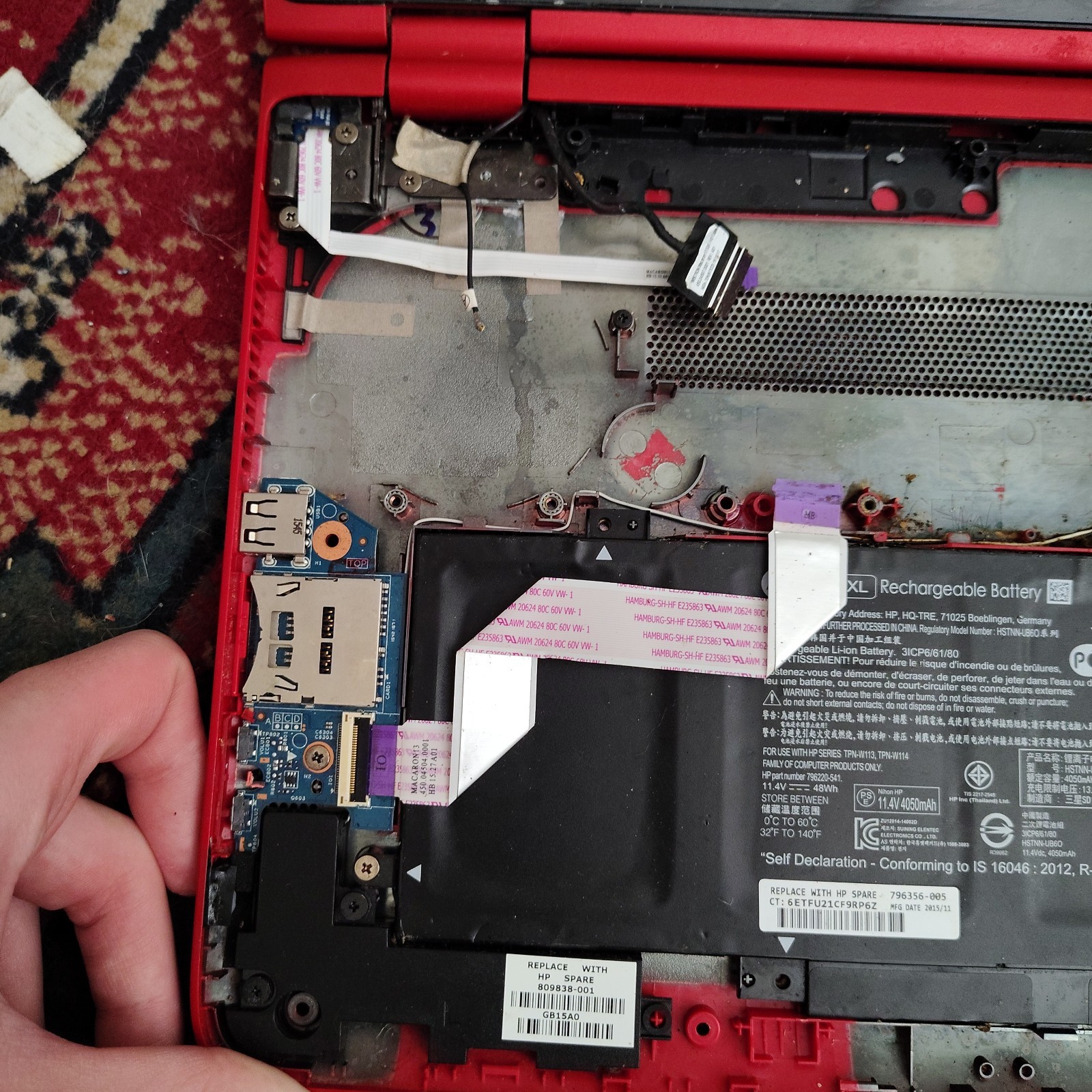 READ HP Pavilion x360 11m-ad013dx Windows 10 Laptop Pentium N4200 READ BELOW