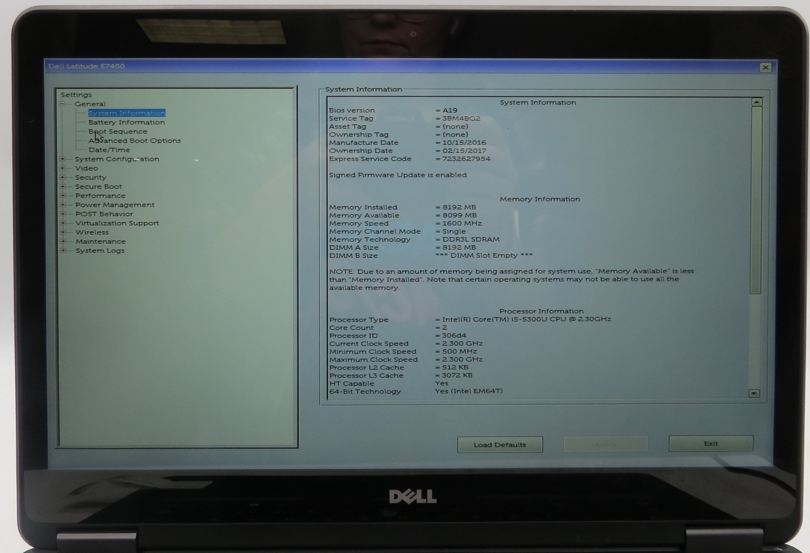 Dell Latitude E7450 | i5-5300U @ 2.3GHz | 8GB DDR3 | 256GB SSD | No OS/AC