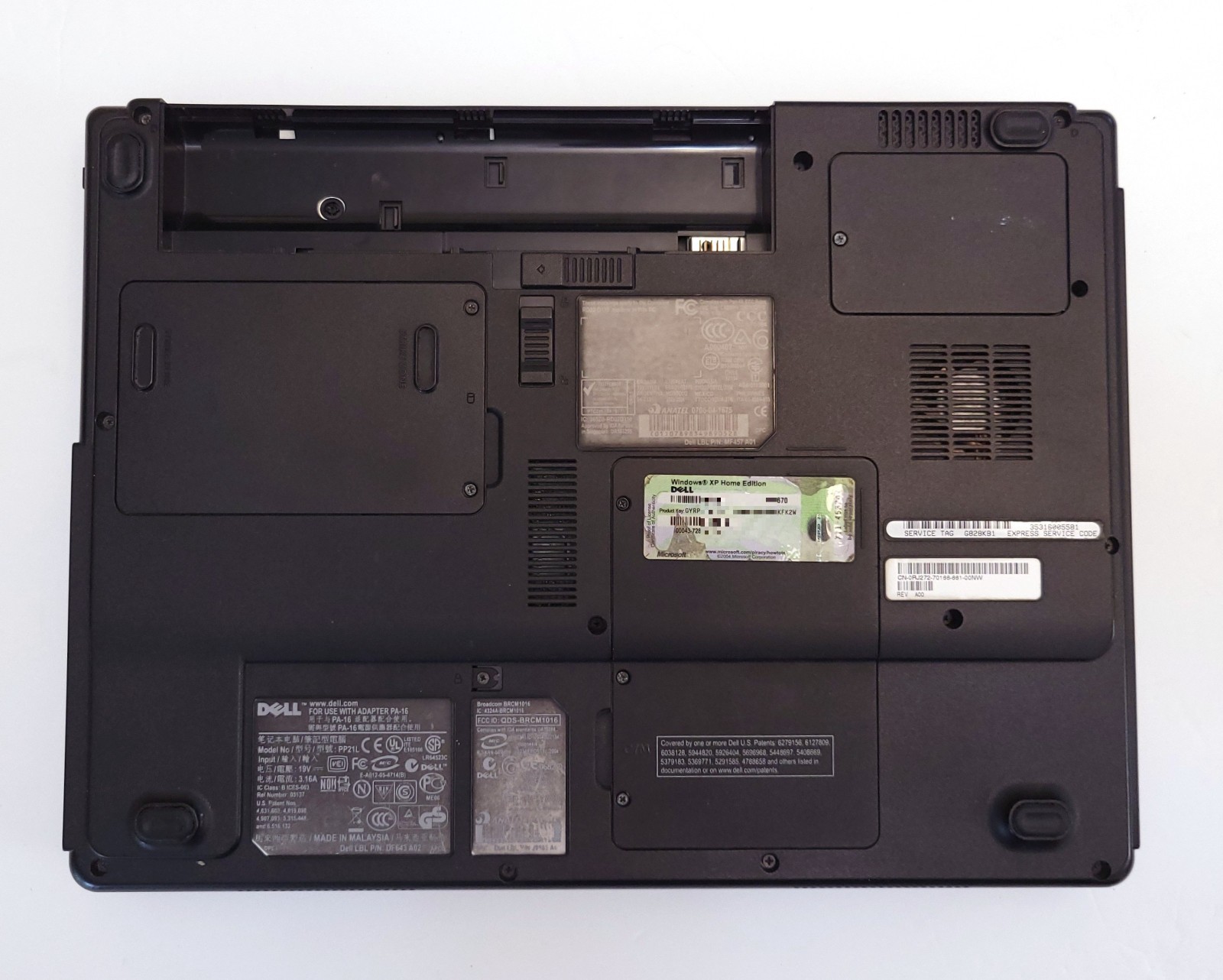 Dell Inspiron B130 w/ OEM Charger — Intel Celeron M 1.60GHz — NO OS/HDD/BATTERY