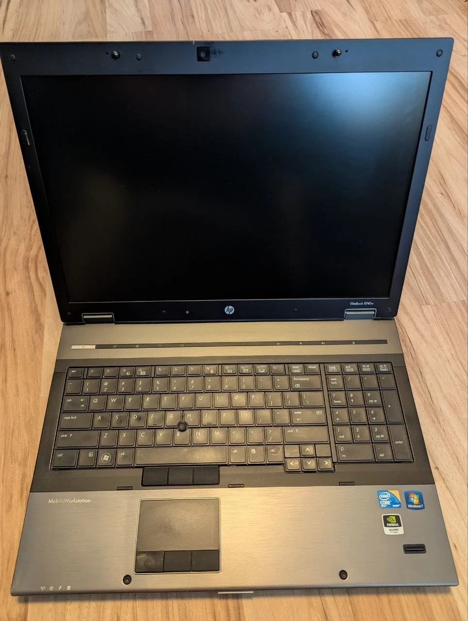 HP 8740w NVIDIA Quadro M3000M(gtx970) i7-920XM ram16gb ssd 480 hdd 500