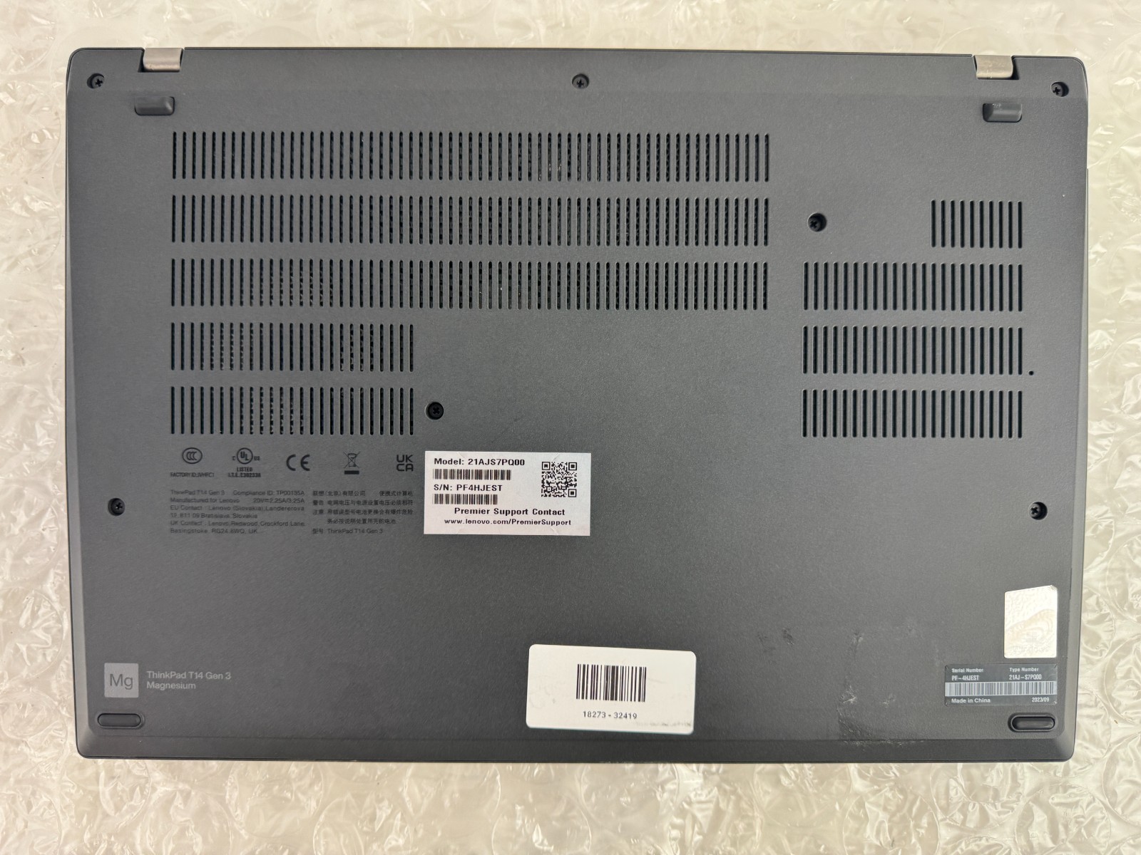 Lenovo ThinkPad T14 Gen 3 i7-1265U 16GB 512GB SSD 14″ FHD+ Win 11 Pro