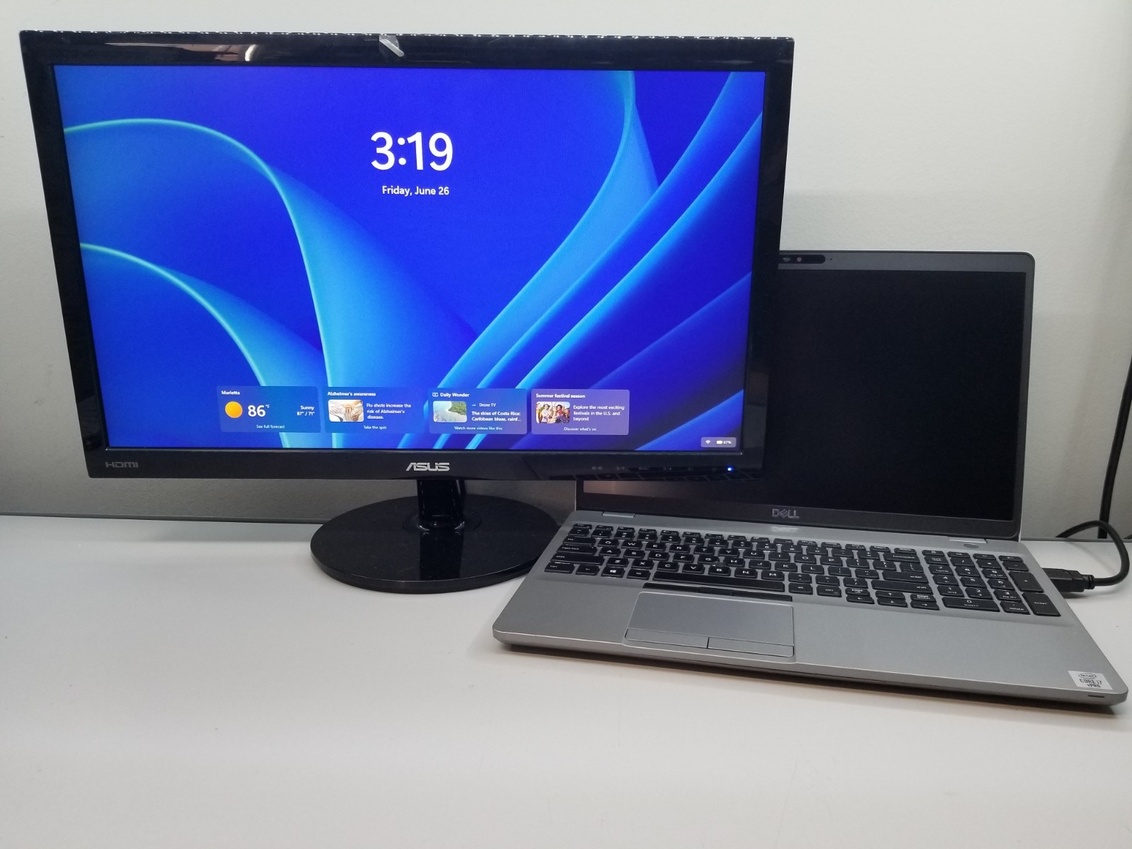 AS-IS Dell Precision 3551 15.6″ i7-10850H 2.7GHz 8GB RAM 256GB NVMe Win11P READ