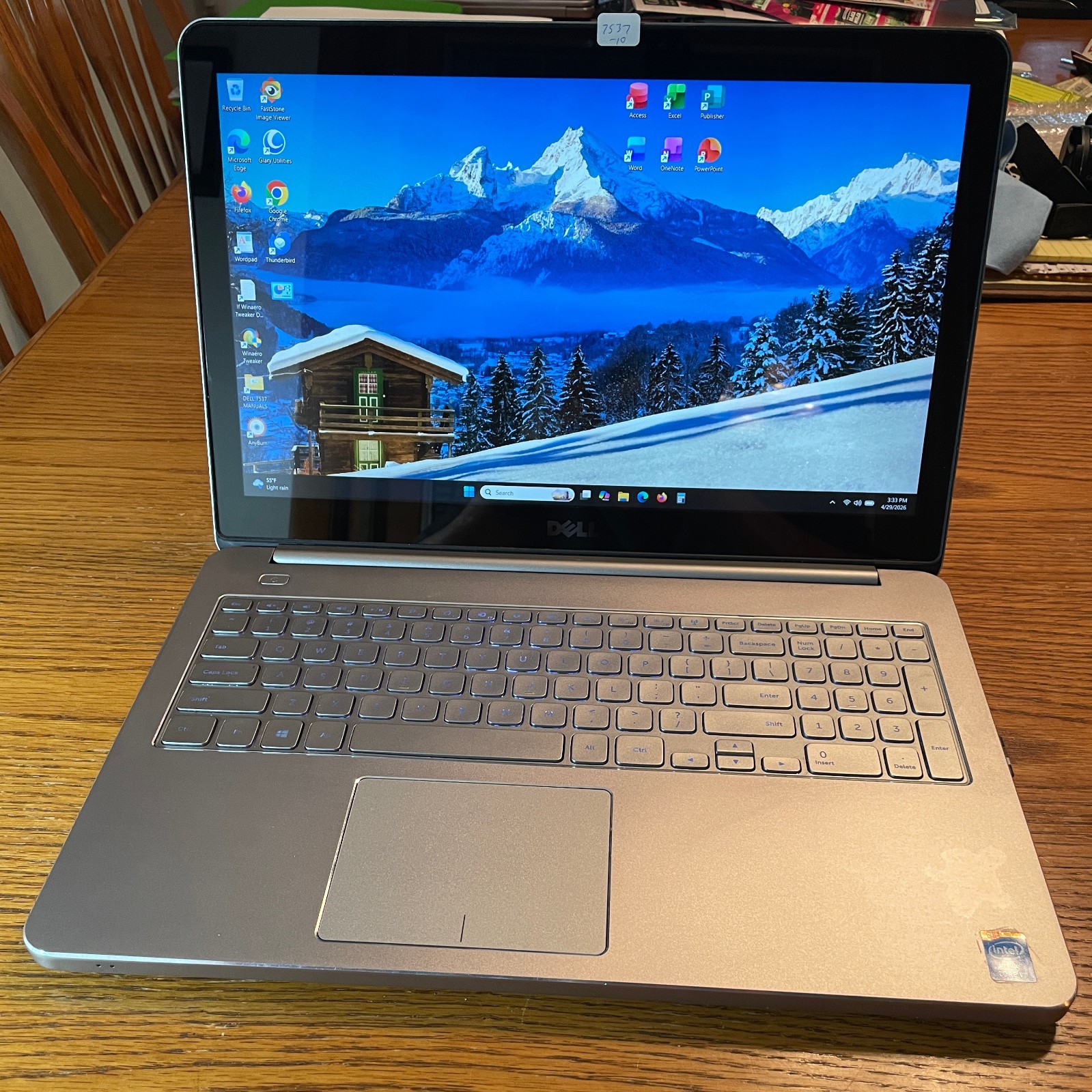 DELL INSPIRON 7537 Laptop *TOUCH* 15″ i7 Win11 Pro 25H2/Office 2021-extras-10