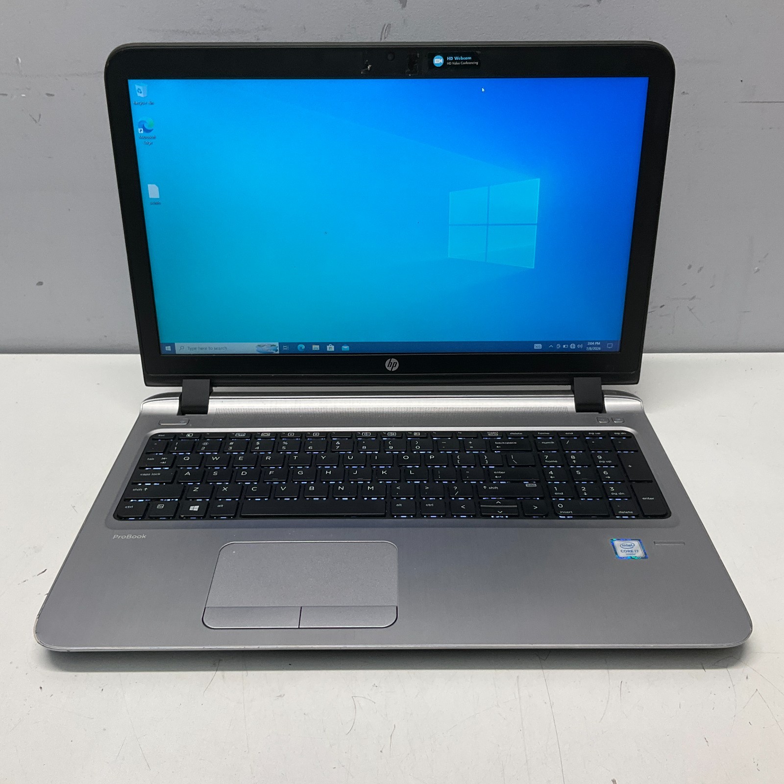 HP ProBook 450 G3 Laptop Intel Core i7-6500U 8GB 240GB SSD Windows 10 Pro