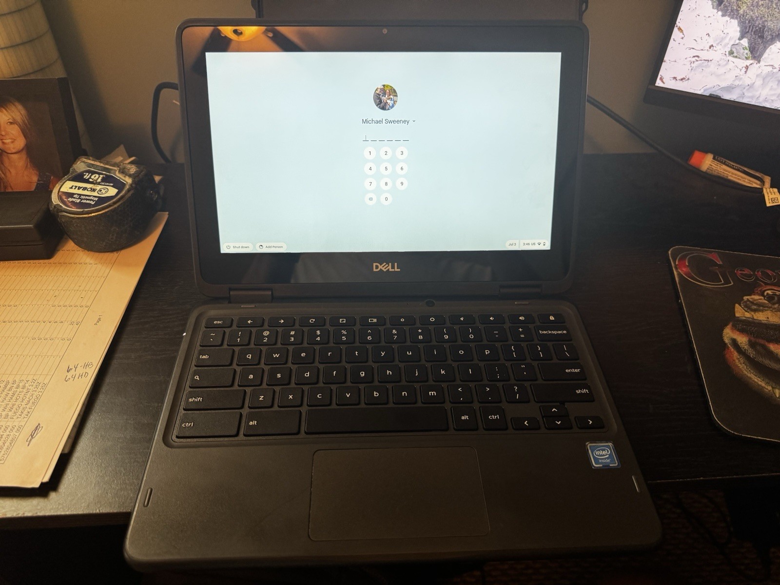 Dell Chromebook 3100 2-in-1 Touch 11.6″ Celeron N 4GB 32GB Black