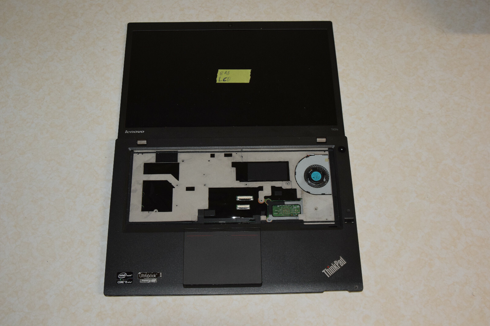 Dead Junk Lenovo Thinkpad T431s 14″ Laptop incomplete AS IS Parts Repair
