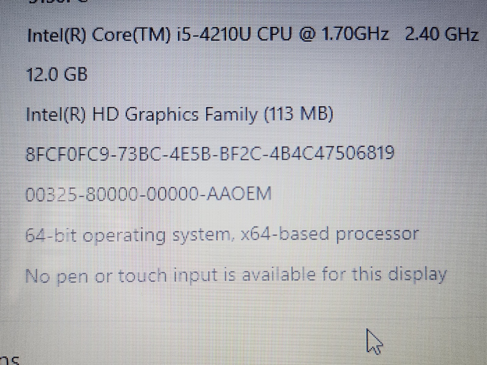 HP Pavillion 15.6″ p151-nr Laptop INTEL I5