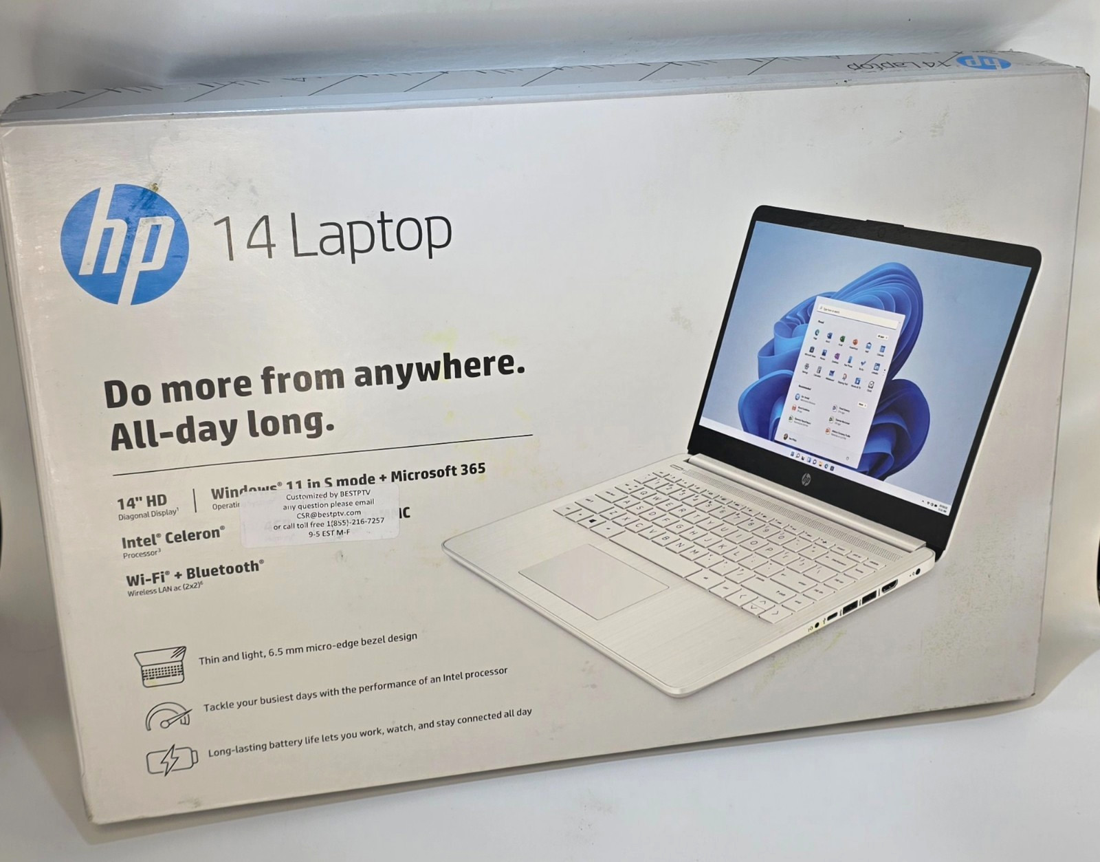 HP Laptop 14-DQ0052DX (Upgraded) 8GB RAM 192GB *NEW*