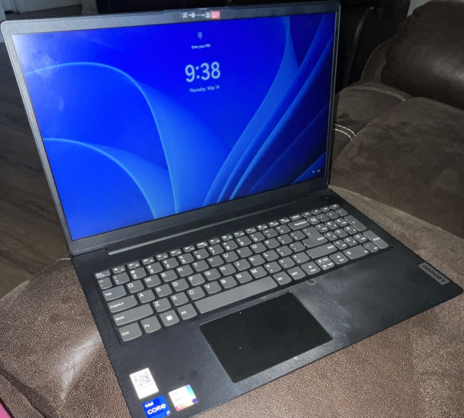 Lenovo V15 G3 IAP Laptop 15.6″ Intel Core i3 Windows 11 Black Built-in Webcam