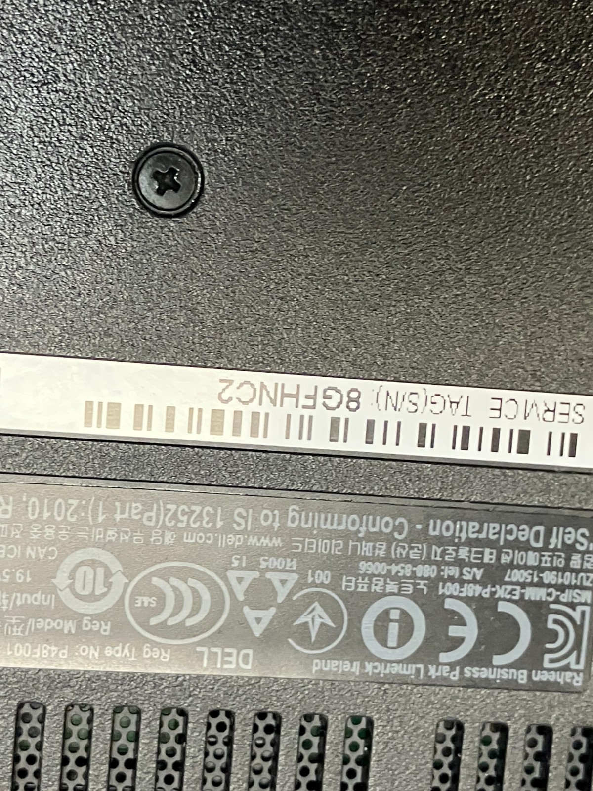 Dell Latitude E5570, Intel Core i5-6440HQ @ 2.60 GHz, 8GB NO HDD FOR PARTS