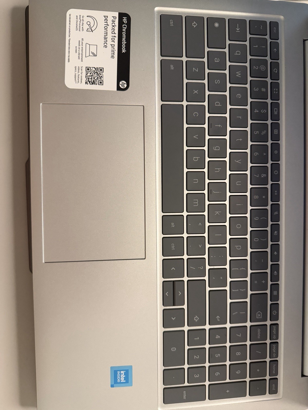 HP Chromebook 14a-na0031sdx 14″ Intel N Series Chrome OS Silver Laptop