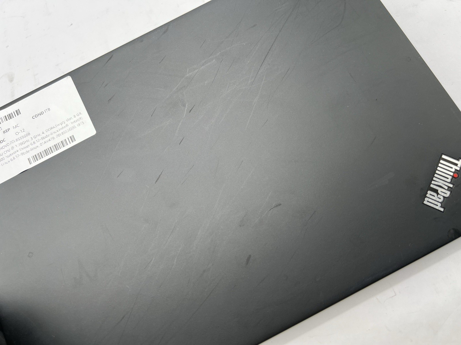 Lenovo ThinkPad T480s, i5-8350U CPU, @ 1.70GHz, 8GB RAM-No HDD/OS/Charger