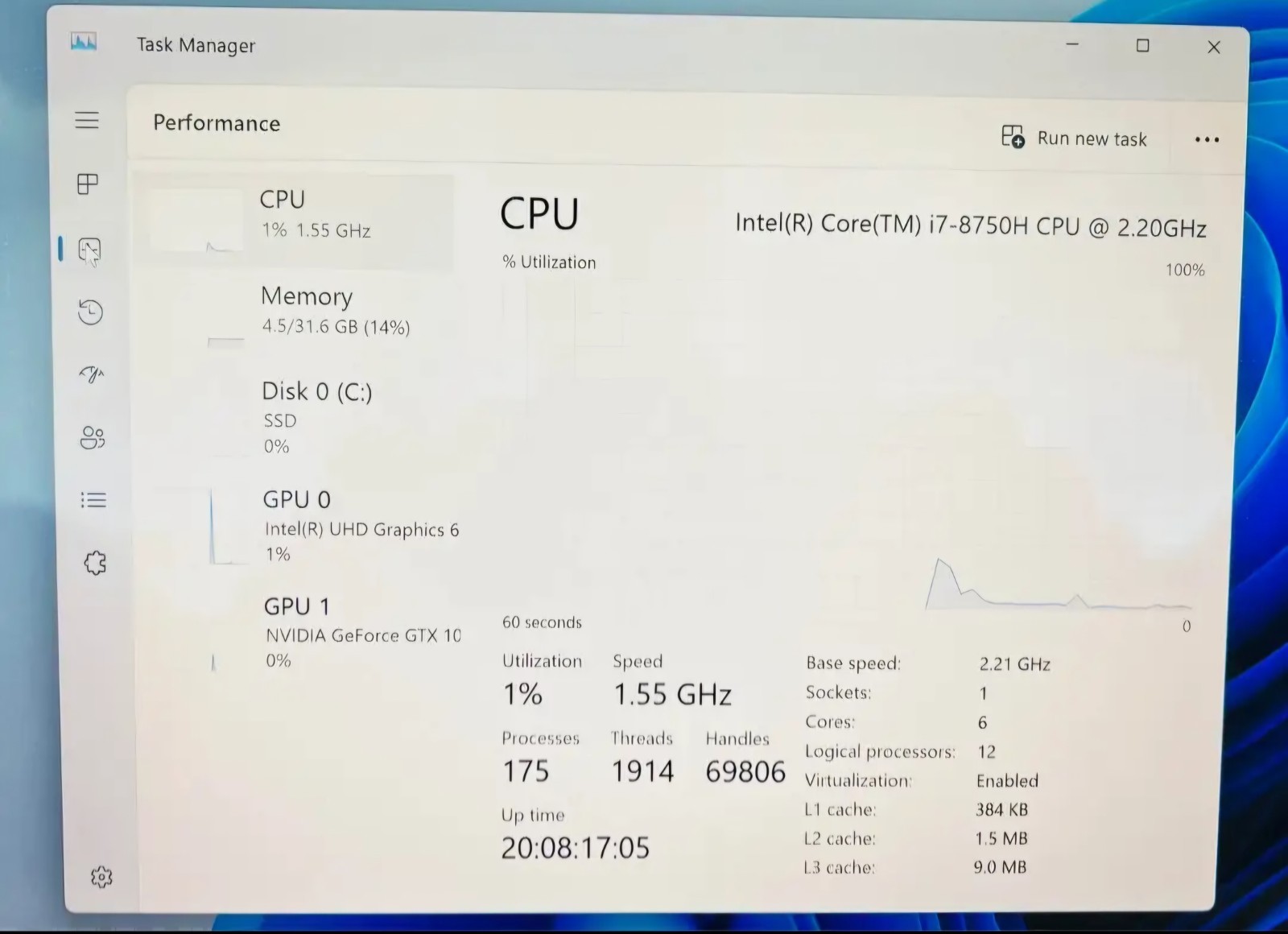 Lenovo ThinkPad X1 Extreme Gen 1 15.6″ i7-8750H 32GB RAM 1TB SSD GTX 1050 Ti