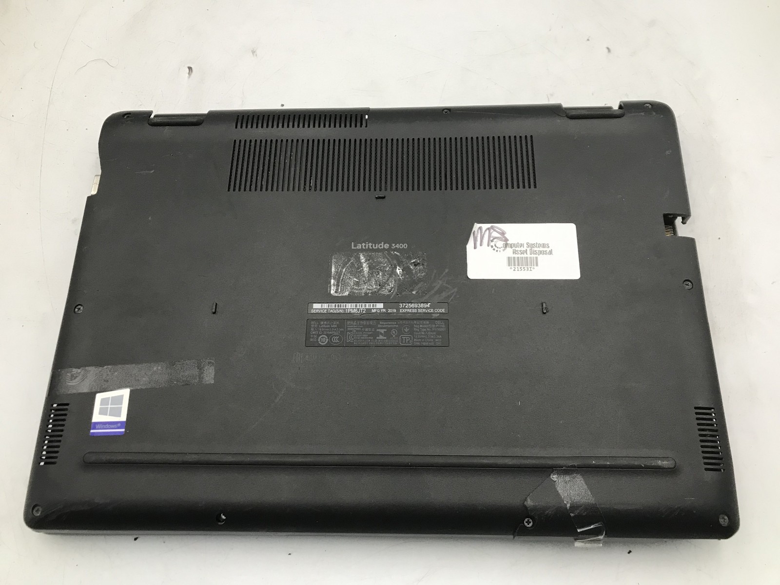 DELL LATITUDE 3500 – FOR PARTS/REPAIR – INTEL I5 8265U – NO RAM -READ DESCRIP-BB