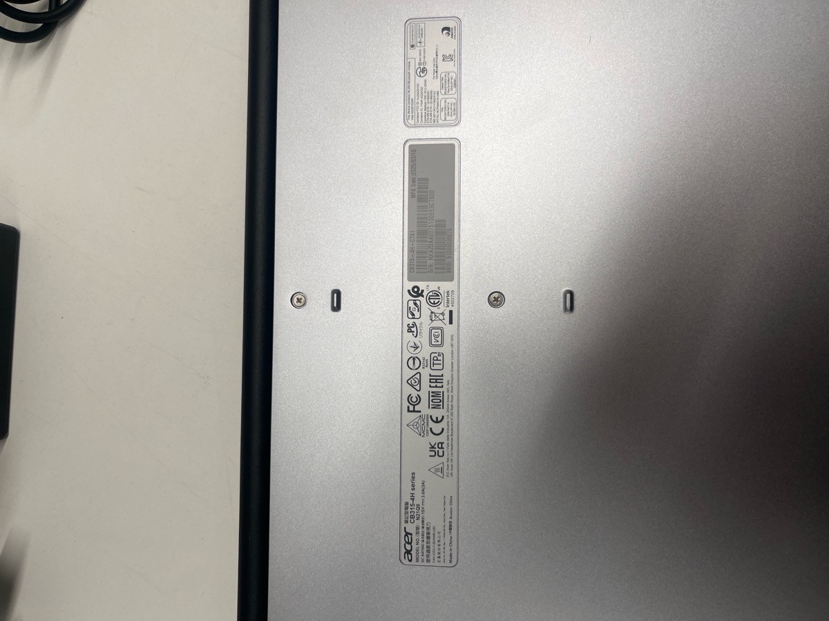 Acer Chromebook 315 15.6″ Celeron N4500 2.8GHz 4GB RAM 64GB With Cha (P03067334)
