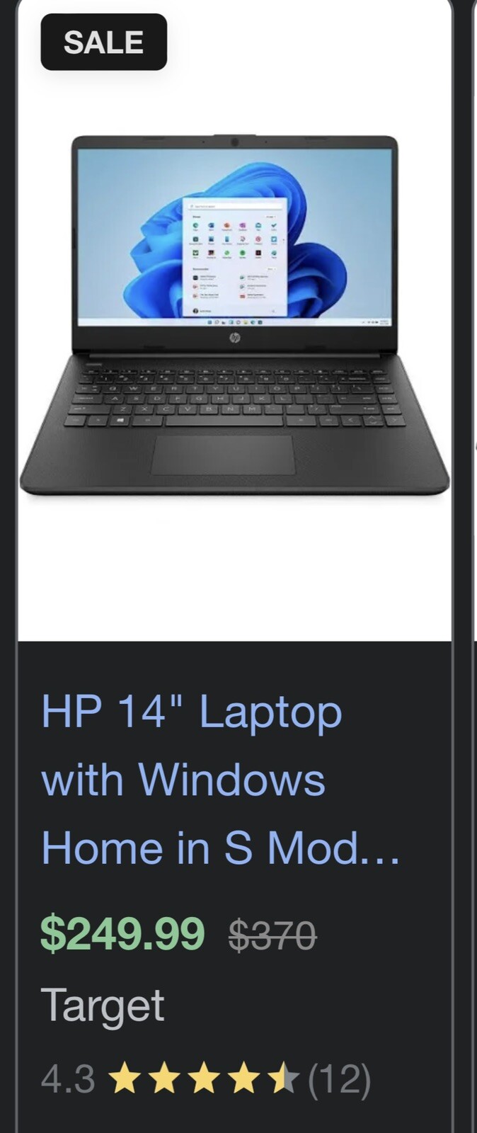 HP 14-db0025nr 14″ HD Touch Chromebook AMD A4-9120C Radeon R4, 4GB, 32GB