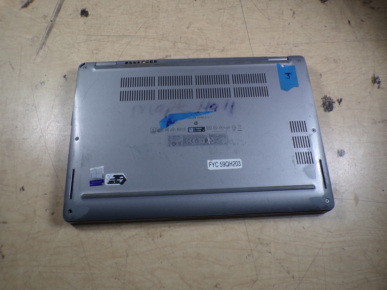 DELL LATITUDE 5310 2 IN 1 INTEL CORE I5-10210U 1.60GHZ 16GB RAM **NO HD/ NO CADD