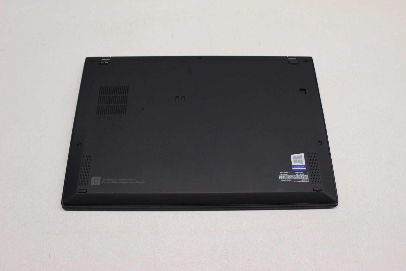 Lenovo X1 Carbon Gen8 I5-10210U 256GB NvME-8GB DDR4 Win11Pro-*NO Battery