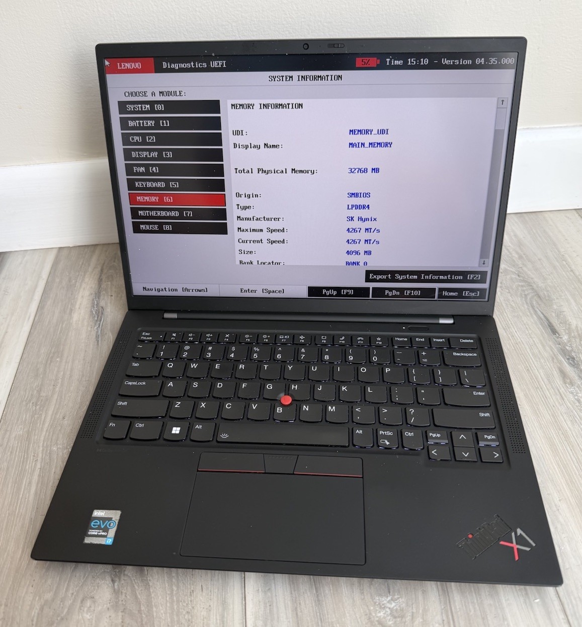 Lenovo ThinkPad X1 Carbon Gen 9 Intel i7-1185G7 32GB RAM NO SSD NO OS BAD USB-C