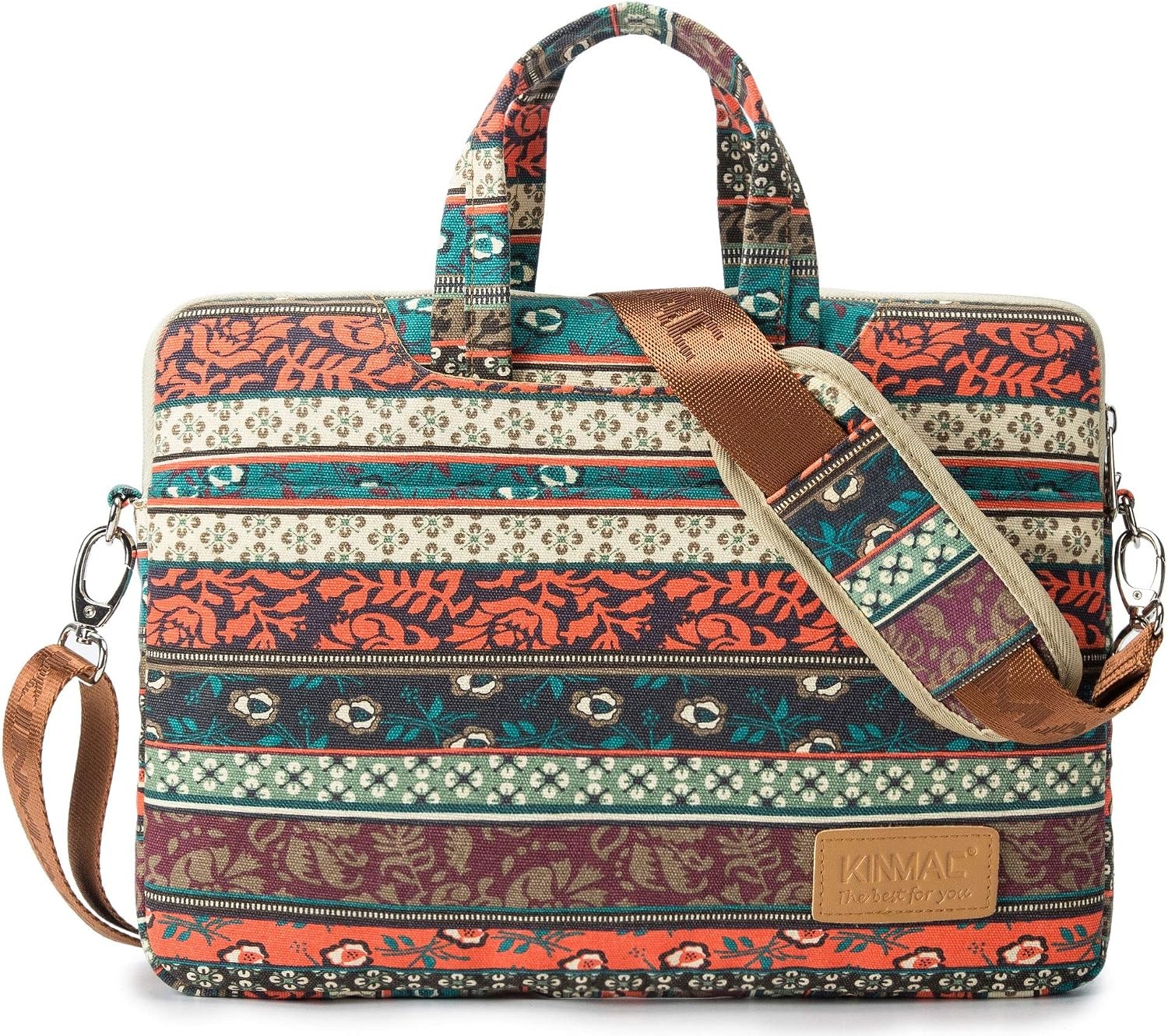 New Bohemian 360° Protective Water-Resistant Canvas Laptop Sleeve for MacBook Pr