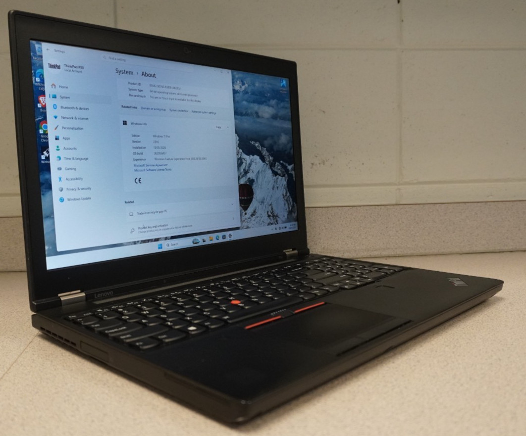 Lenovo Thinkpad P50 15.6″ Intel i7-6700HQ 16GB RAM 2TB+256GB NVMe Quadro 1000M