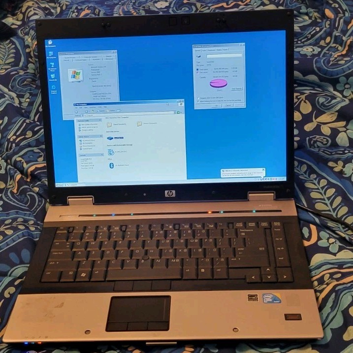 HP EliteBook 8530P 15″ Intel Core2Duo 4GB RAM 160GB HDD Windows XP