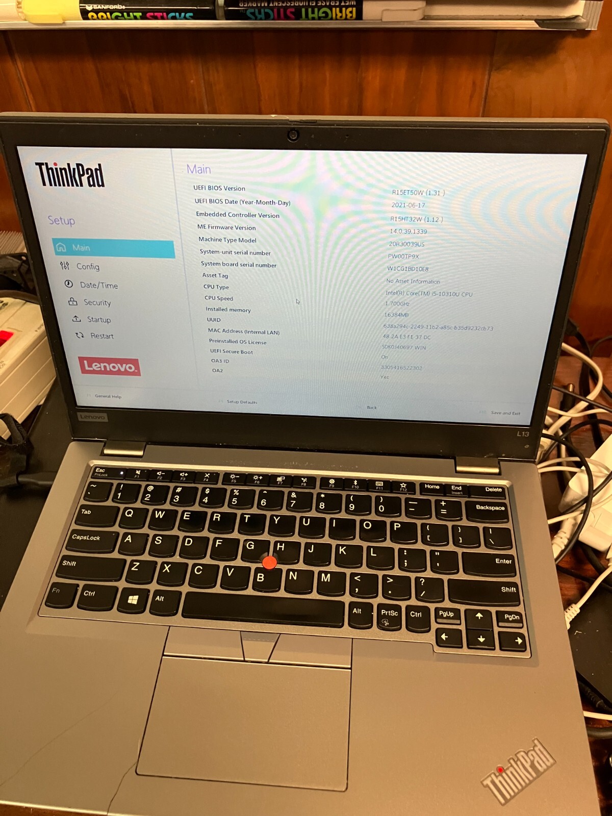 Lenovo Thinkpad L13 i5-10310U 16GB 128GB Windows 11 13″ Laptop 20R3-0039US