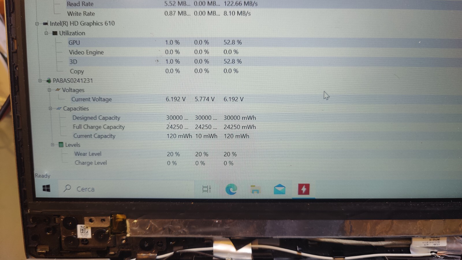 LENOVO 520-14 320S-14 SCHEDA MADRE LA-E541P INTEL 4415U INTEL HD 610