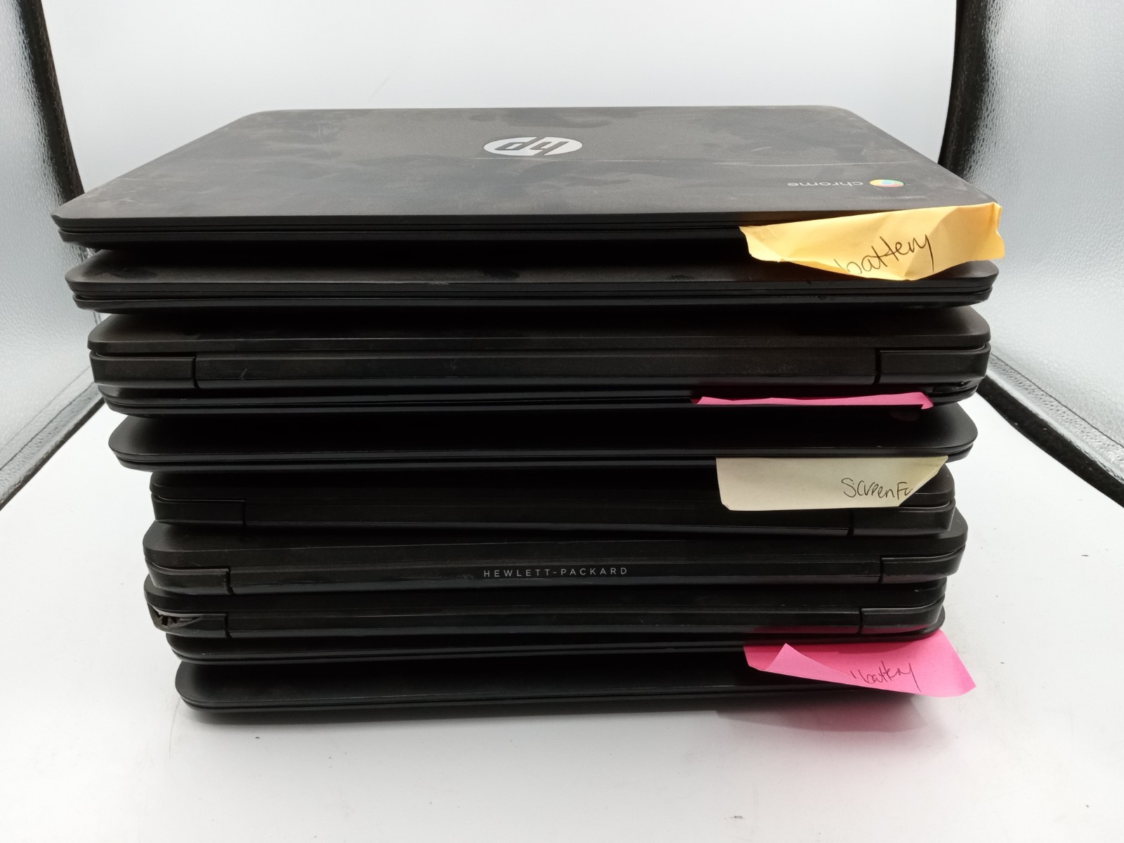 Lot of 10 – HP Chromebook 11 G3 G4 G5 11″ Laptop -FOR PARTS -VARIOUS ISSUES -RR
