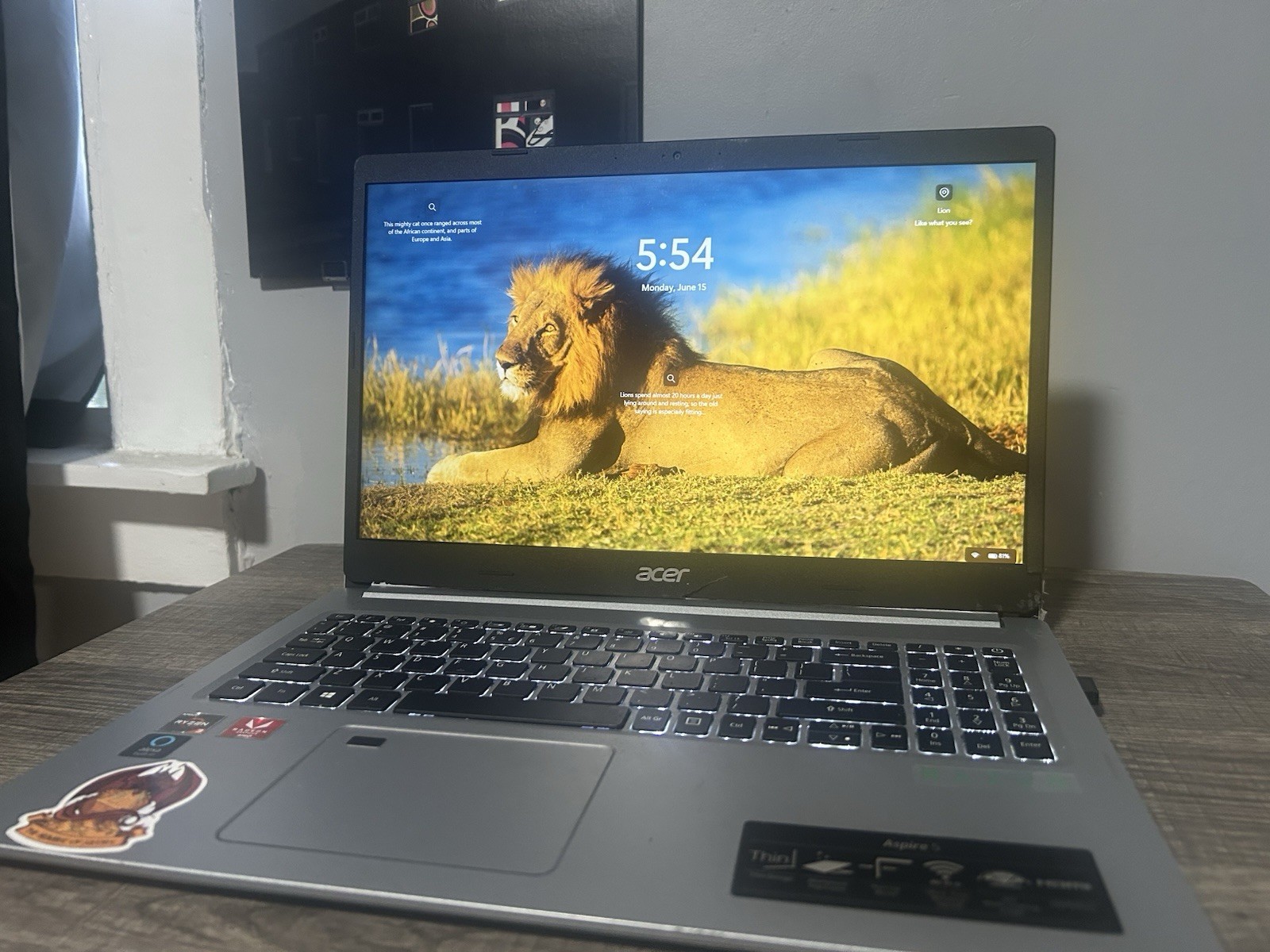 Old Acer Aspire 5 Laptop 32gb Of Added Ram 500gb Of Added Storage