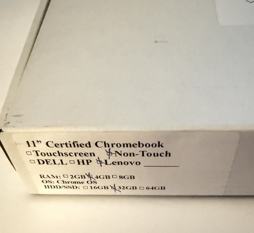 Used Lenovo 100e Chromebook (2nd Gen) AST 82CD – AMD A4 – 4GB 32GB Tested