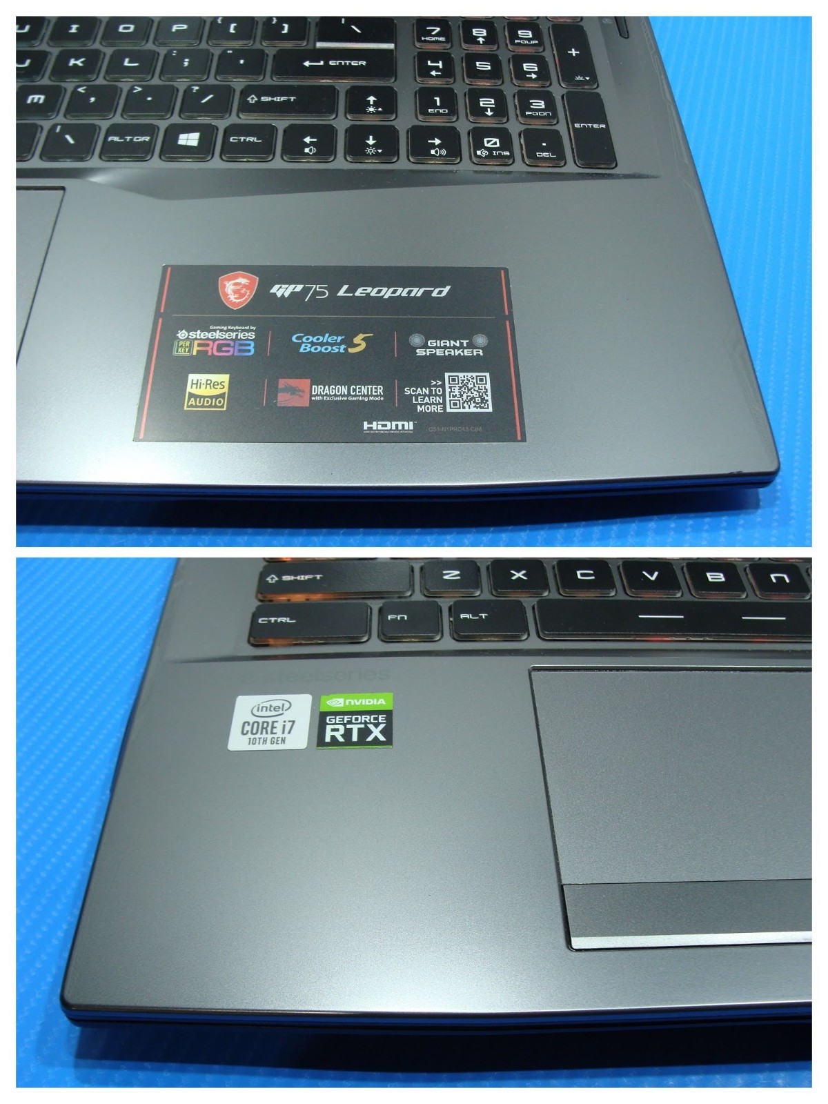 MSI GP75 Leopard 10SF 17,3”FHD 120hz i7-10750H 2.6GHz 32GB 512GB/1TB RTX 2070