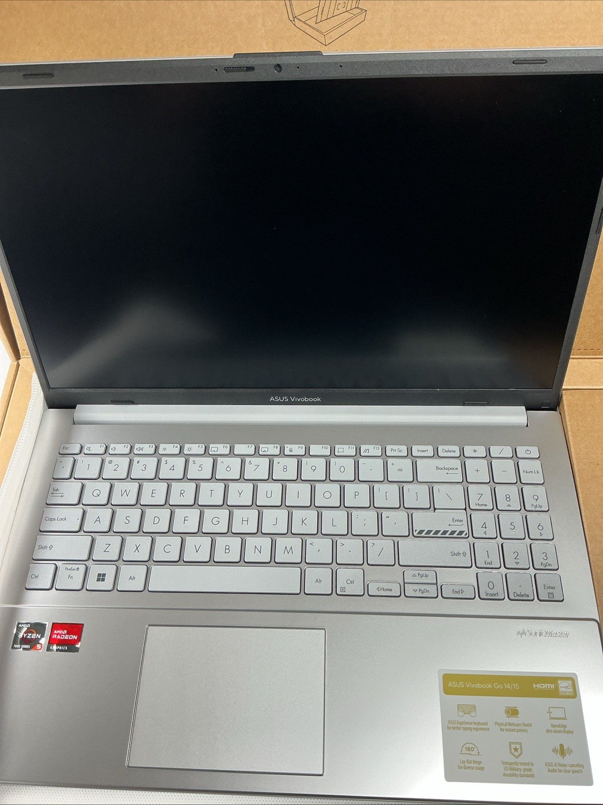 Asus Vivobook 15.6″ FHD AMD Ryzen 5-7520u Laptop