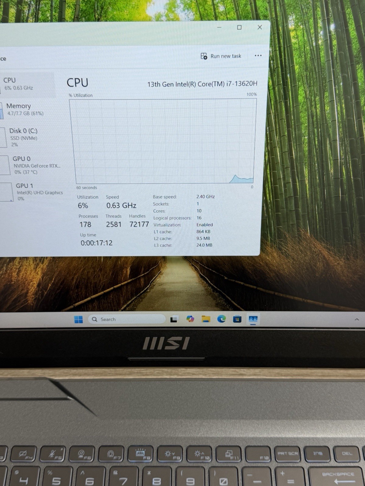 CYBORG 15 A13V 15.6″ Core i7-13620H GeForce RTX 4050 512GB NVMe 8GB RAM Win-11